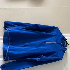 Blue track jacket